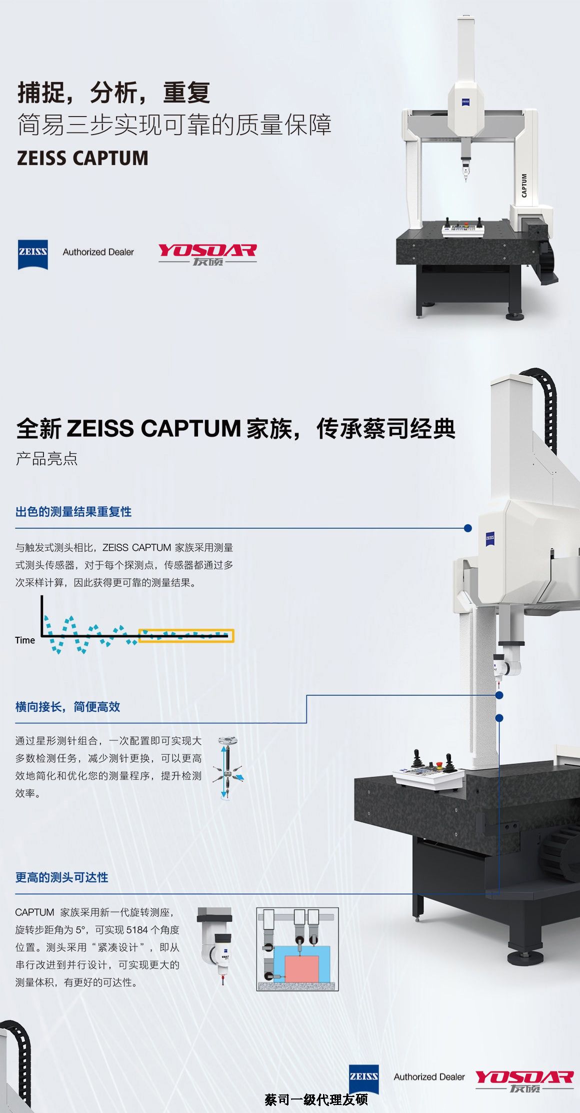 景德镇蔡司三坐标CAPTUM